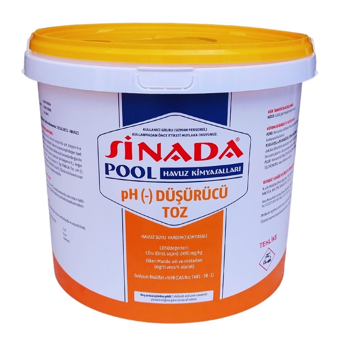 Sinada Toz Ph Düşürücü 25 kg Down -