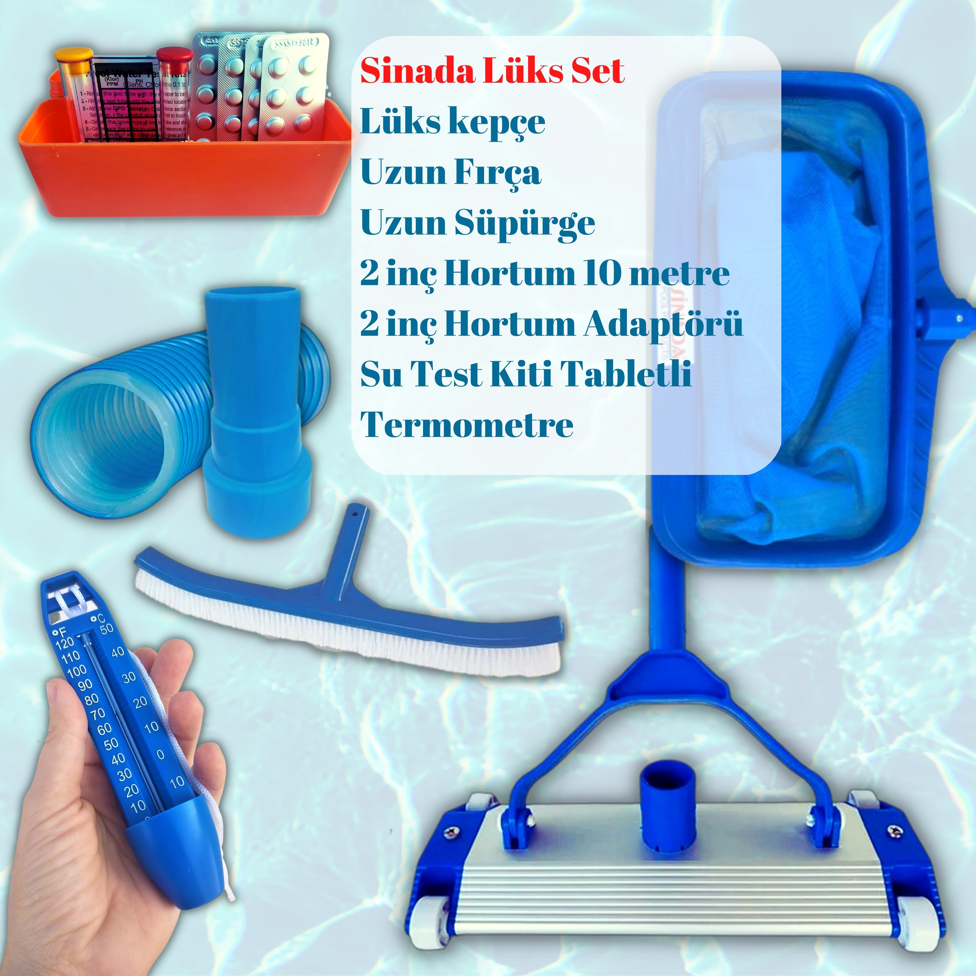 Havuz Temizlik Malzemeleri Lüks Set